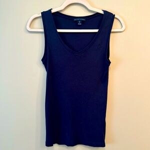 Ralph Lauren navy tank size small